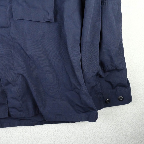 Propper Button Up Shirt Mens Extra Large Navy Blue Rip Stop Long Sleeve Workwear - Picture 4 of 10